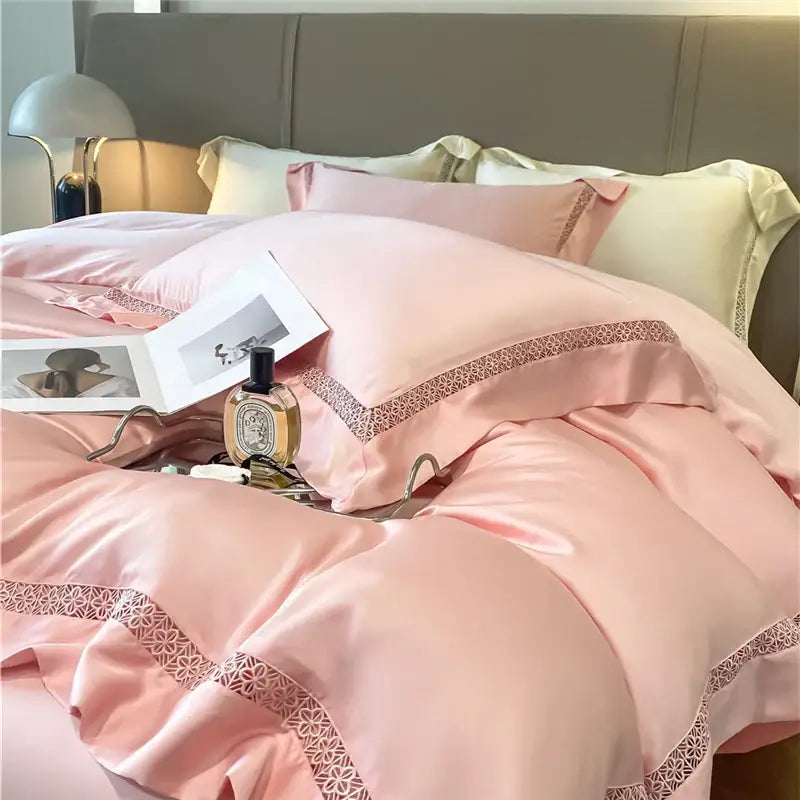 Cream Lace Eucalyptus Bedding