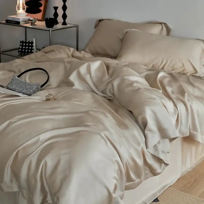 Cream Lyocell Bedding Set