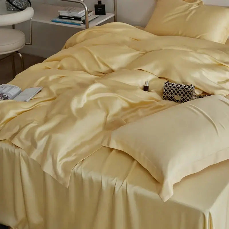 Cream Lyocell Bedding Set