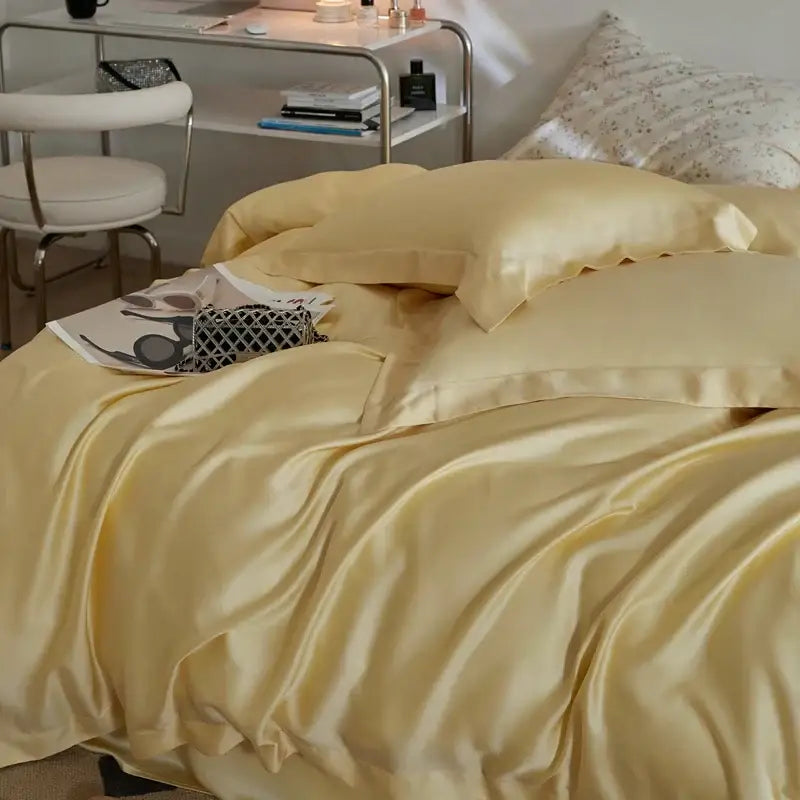 Cream Lyocell Bedding Set