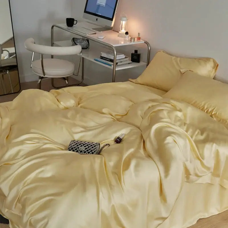 Cream Lyocell Bedding Set