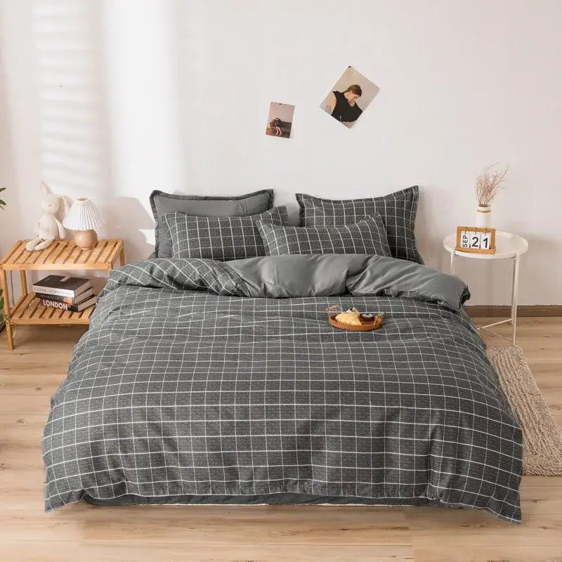 Cream Floral Cartoon Bedding