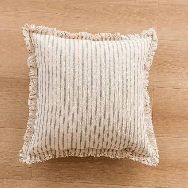 Cream Geometric Pillow 45cm Cover