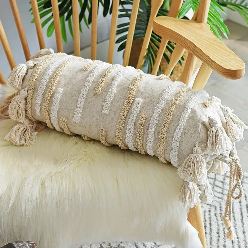 Cream Geometric Cushion 60cm Cover