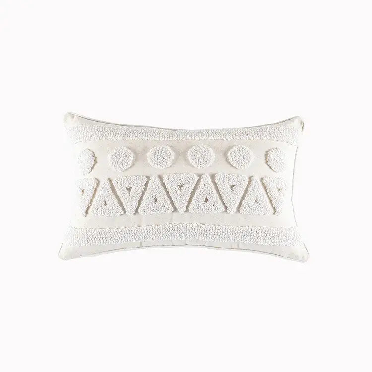 Cream Geometric Cushion 60cm Cover