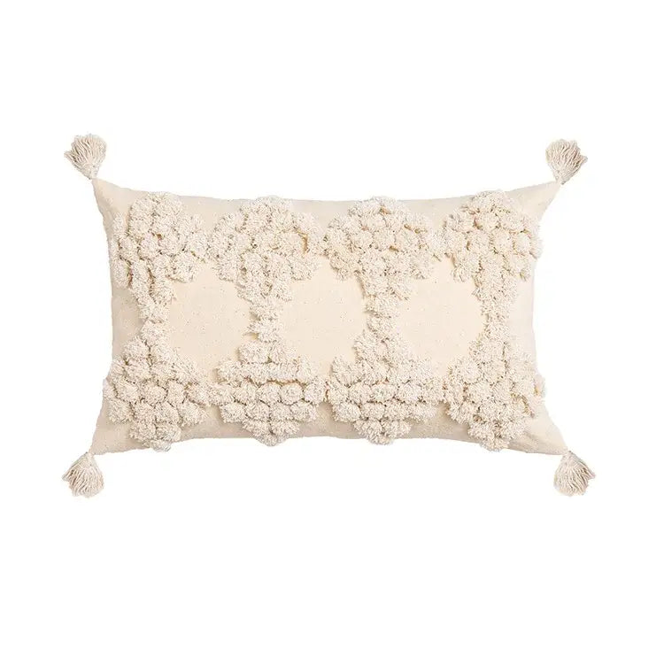 Cream Geometric Cushion 60cm Cover