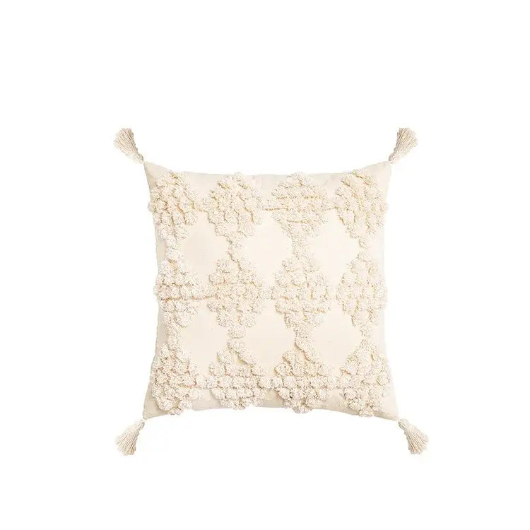 Cream Geometric Cushion 60cm Cover