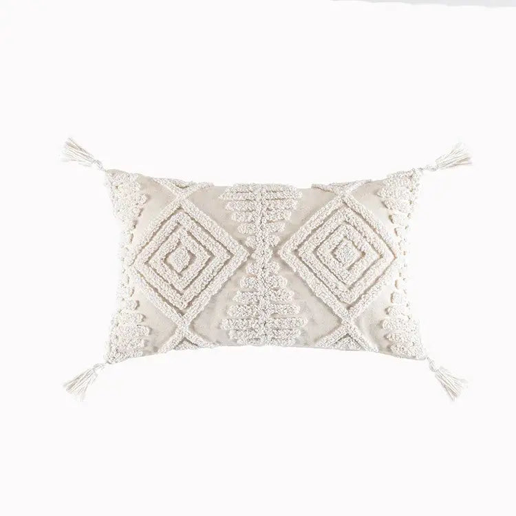 Cream Geometric Cushion 60cm Cover