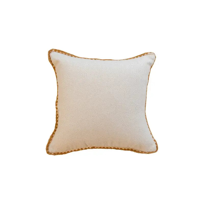 Cream Tufted Cushion Cover