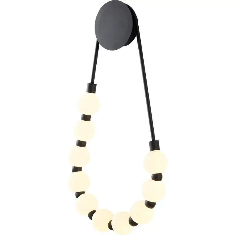 Cream Gold Globe Wall Sconce