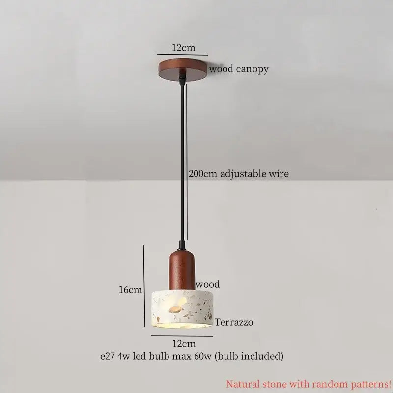 Marble LED Pendant Light for Kitchen Island
