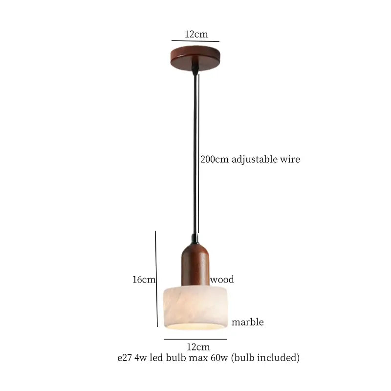 Marble LED Pendant Light for Kitchen Island