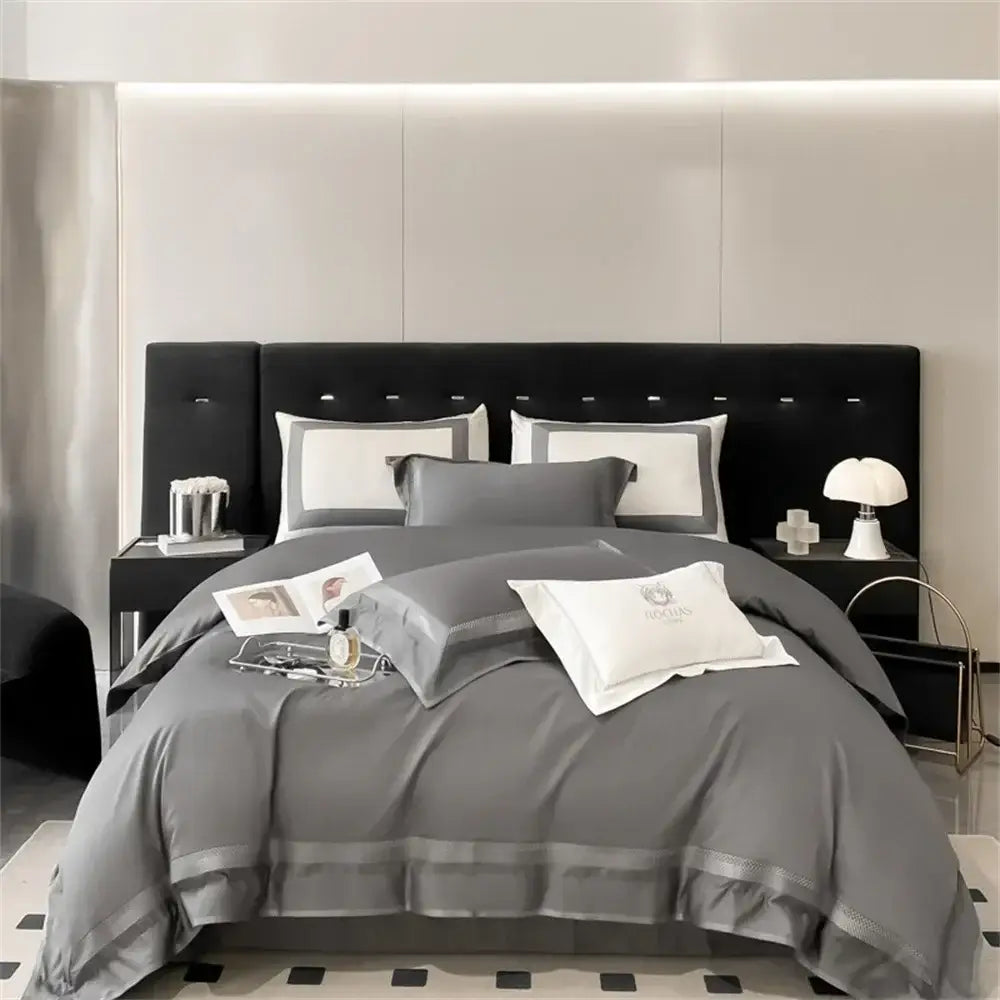 Cream Satin Cotton Bedding