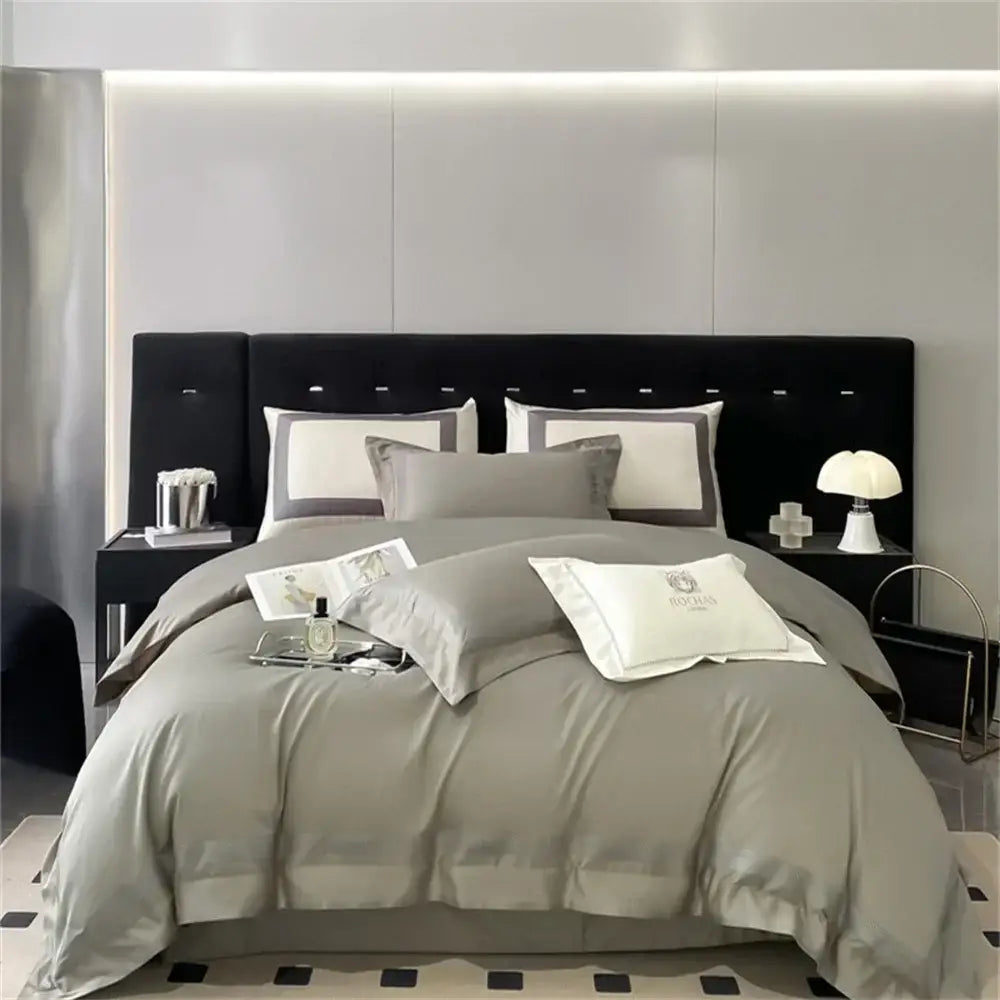 Cream Satin Cotton Bedding