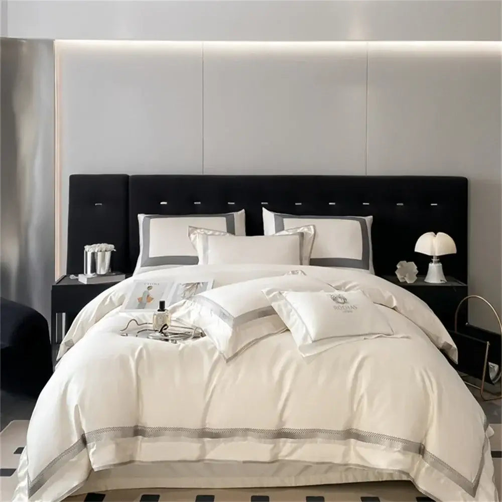 Cream Satin Cotton Bedding