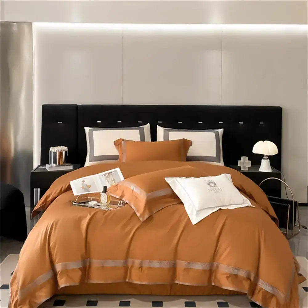 Cream Satin Cotton Bedding