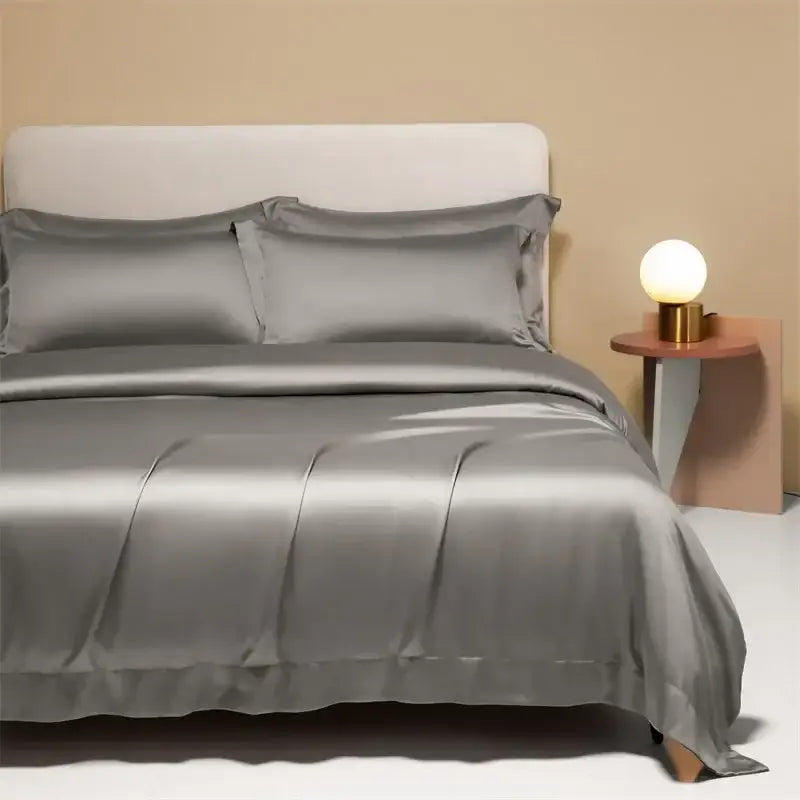 Cream Satin Cooling Bedding