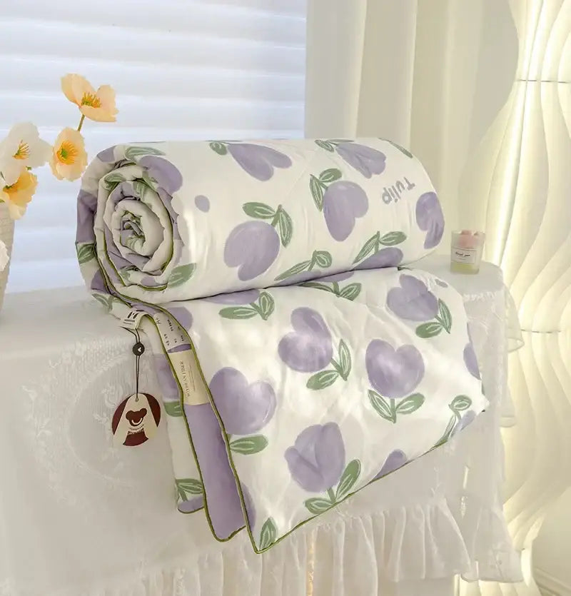 Cream Gauze Quilt Bedding
