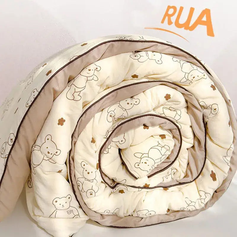 Cream Soya Fiber Comforter
