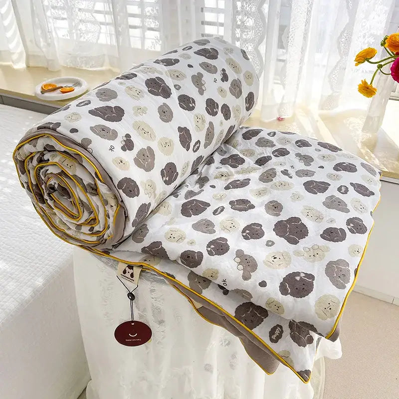 Cream Soya Fiber Comforter