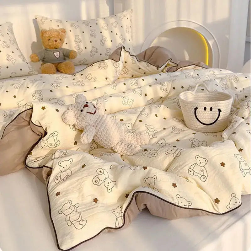 Cream Soya Fiber Comforter