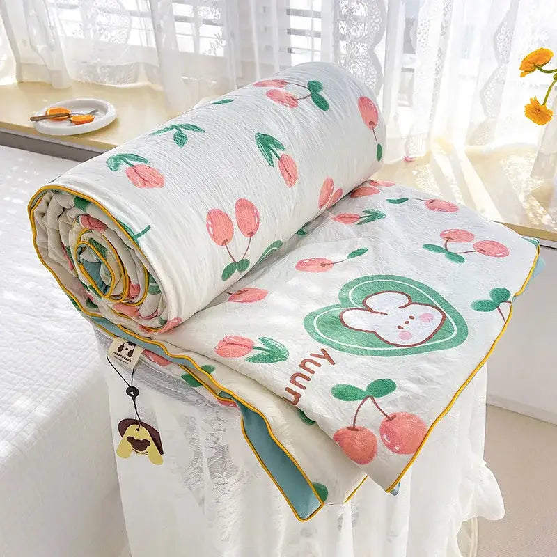Cream Soya Fiber Comforter