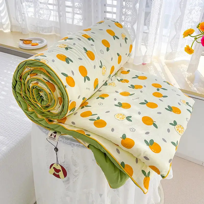 Cream Soya Fiber Comforter