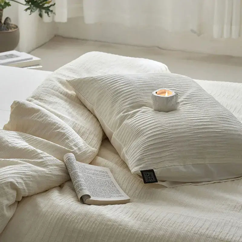 Cotton Foam Yarn Bedding Set
