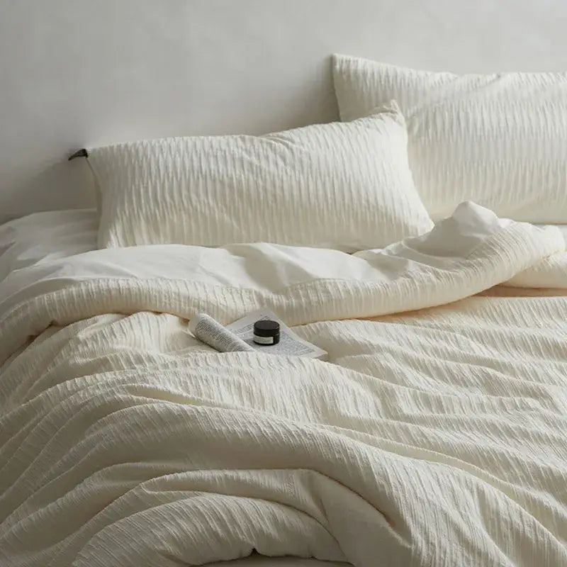 Cotton Foam Yarn Bedding Set