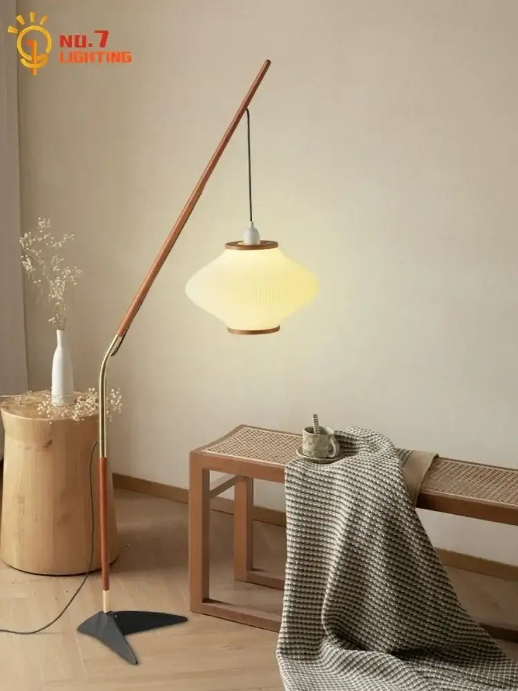 Acrylic Amber Floor Lamp