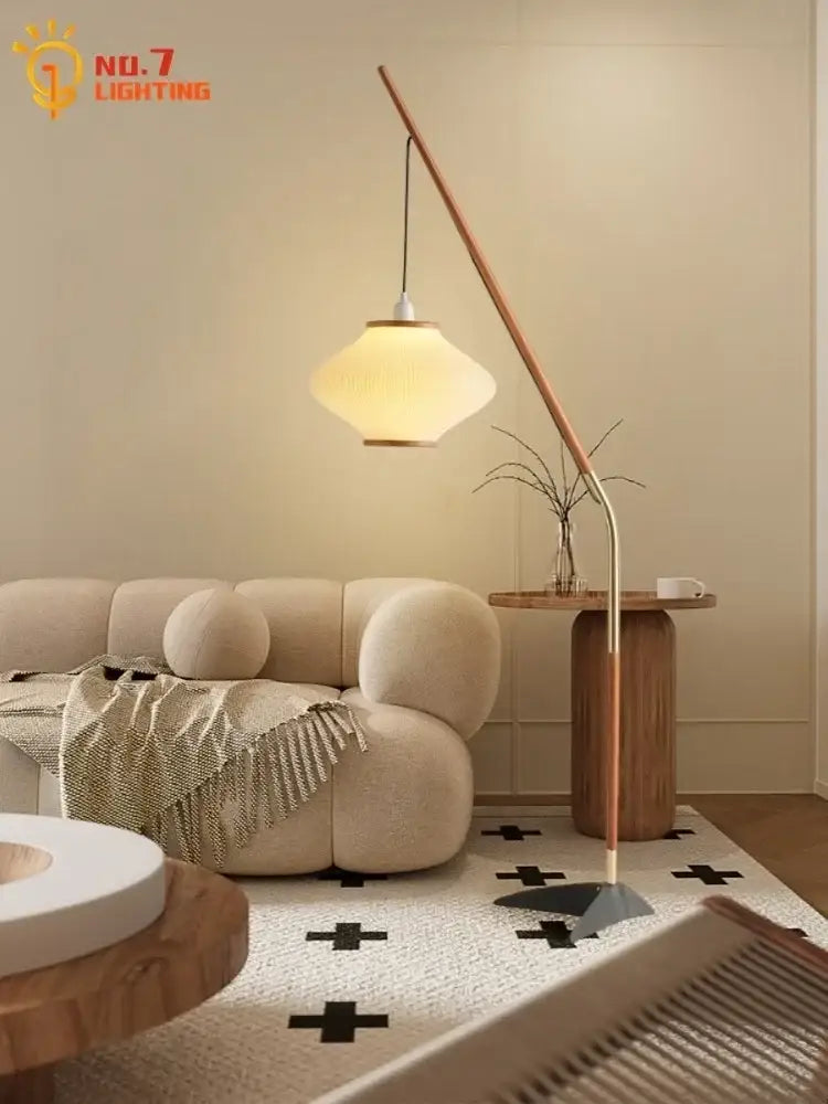 Acrylic Amber Floor Lamp