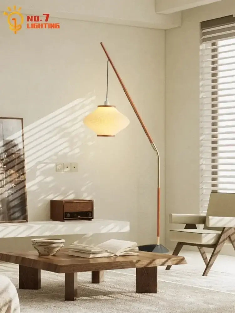 Acrylic Amber Floor Lamp