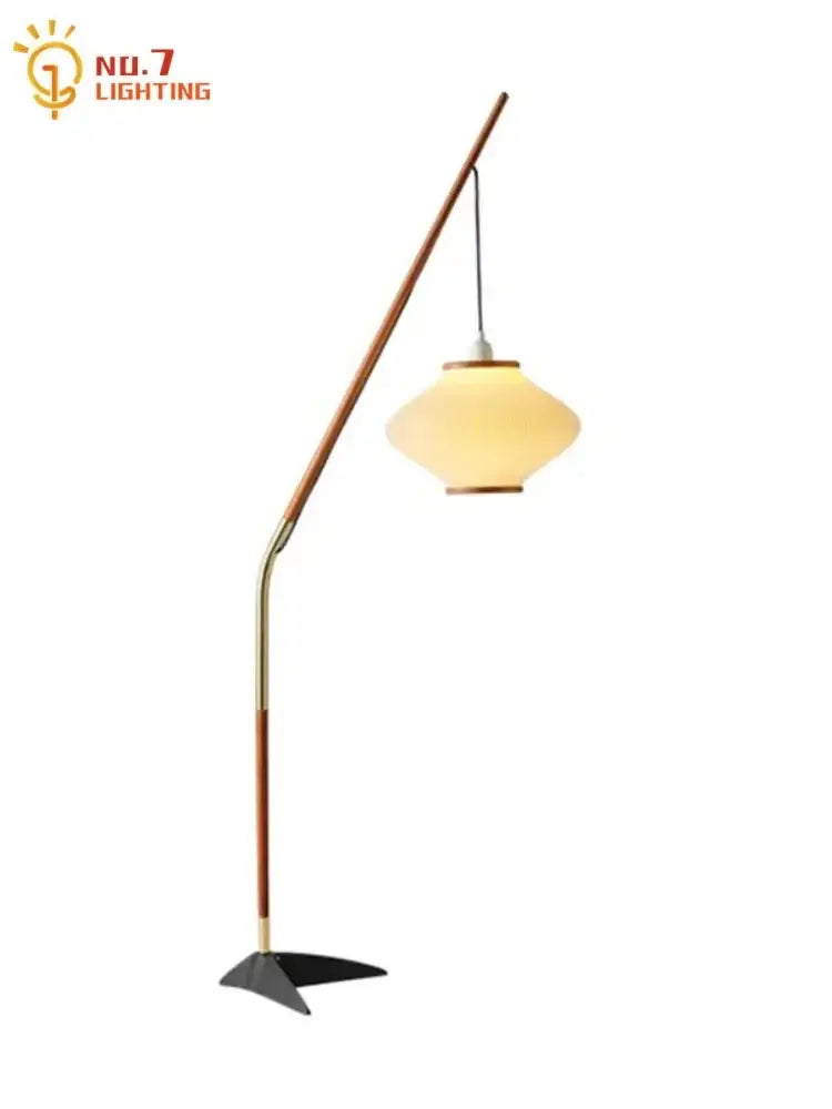 Acrylic Amber Floor Lamp