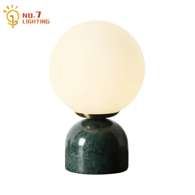 Marble Spherical Table Lamp