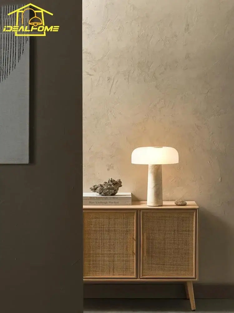 Marble Mushroom Desk Lamp