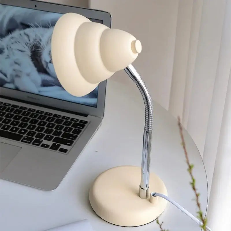 Cream Tricolor Desk Lamp