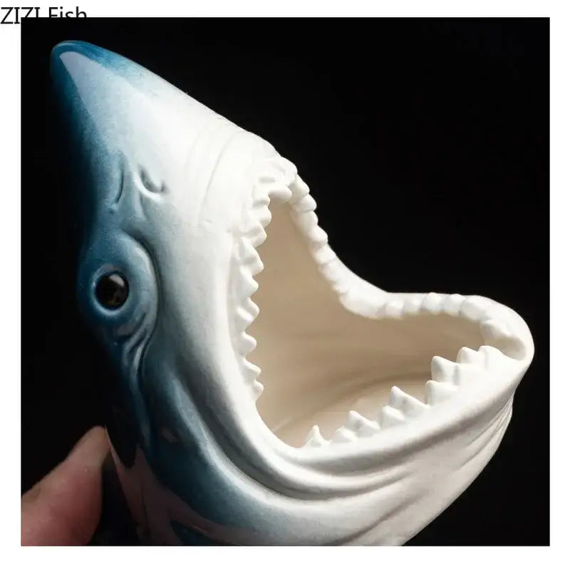 Ceramic Shark Storage Ashtray