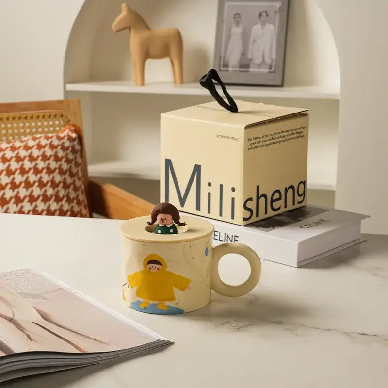 Ceramic Figurine Coffee Mug