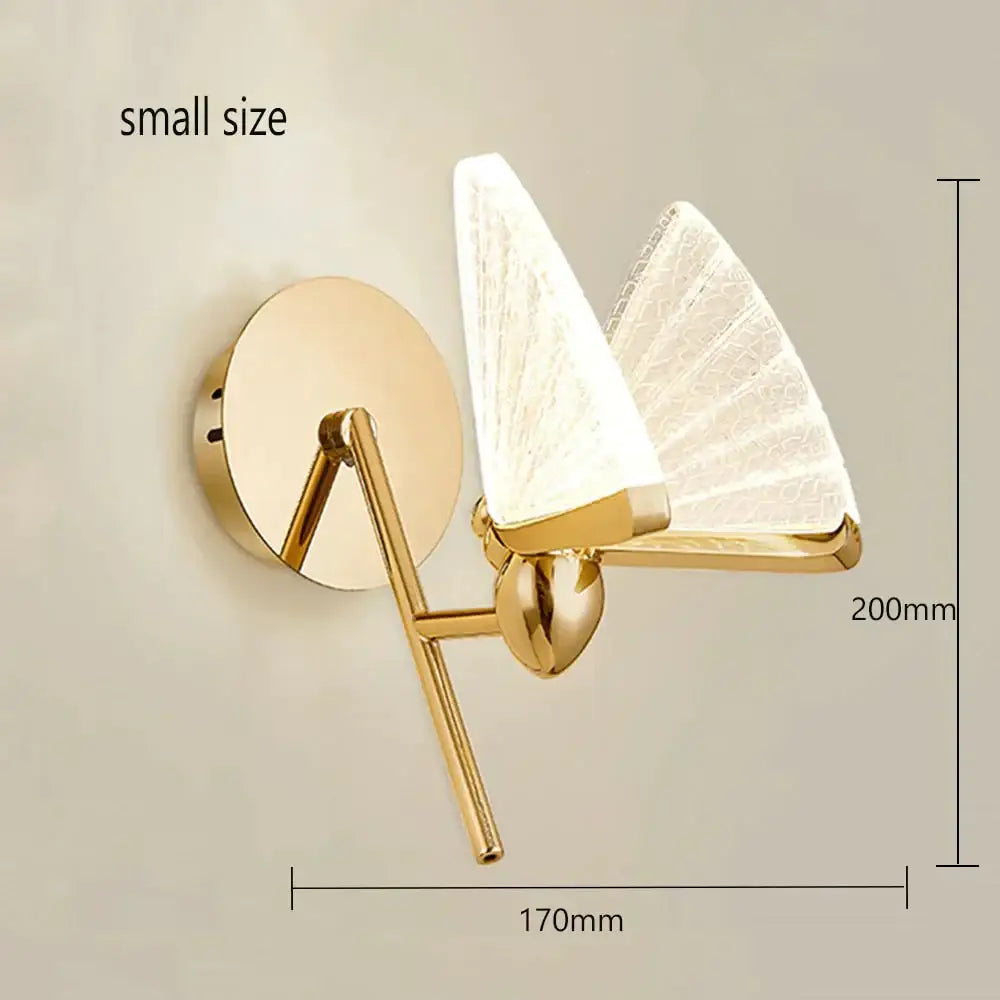 Butterfly Glass Wall Sconce