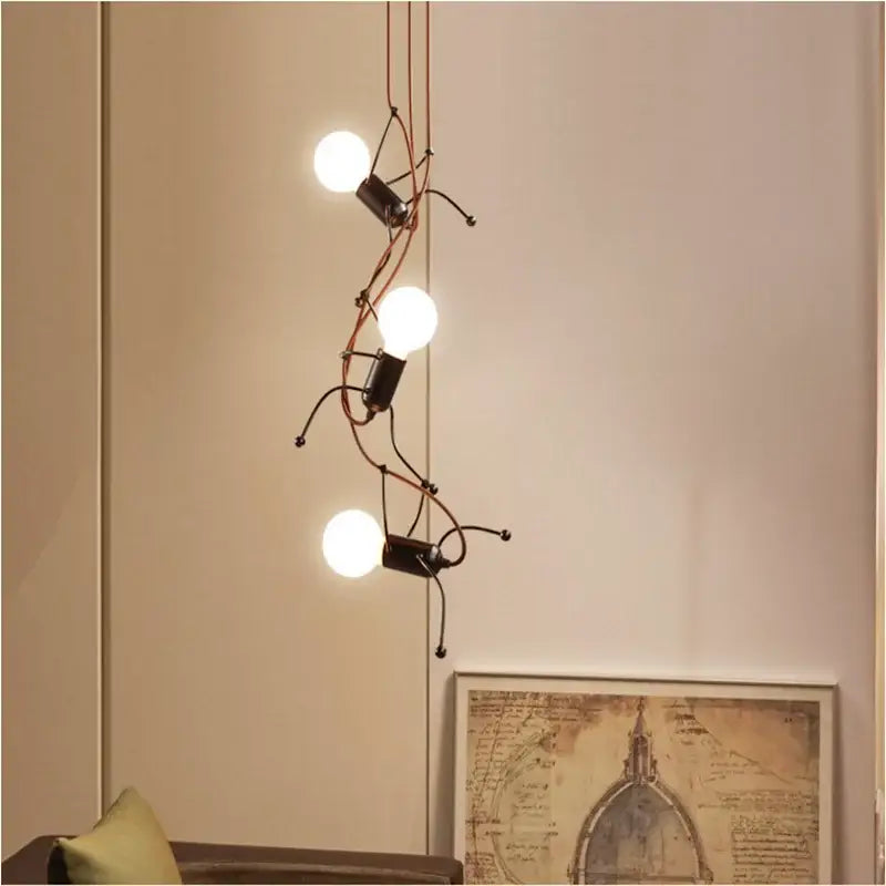 Copper Climber Chandelier