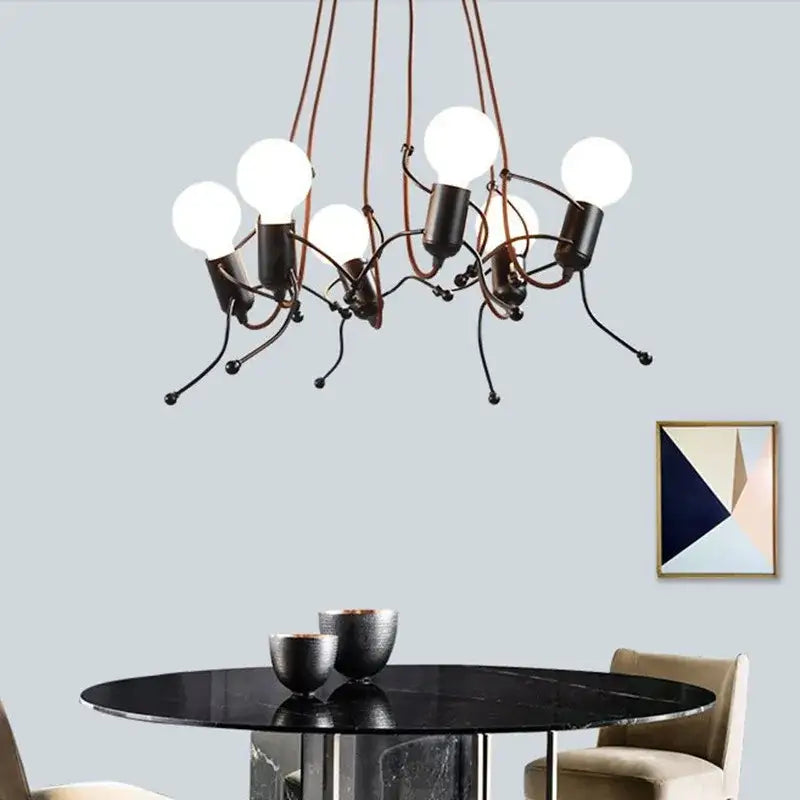 Copper Climber Chandelier