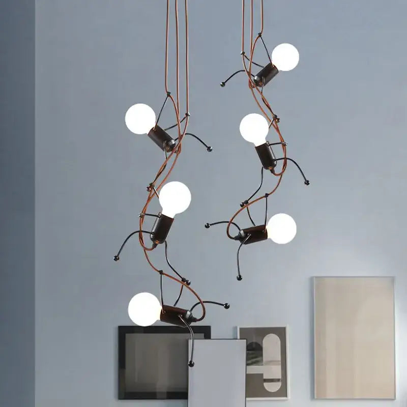 Copper Climber Chandelier