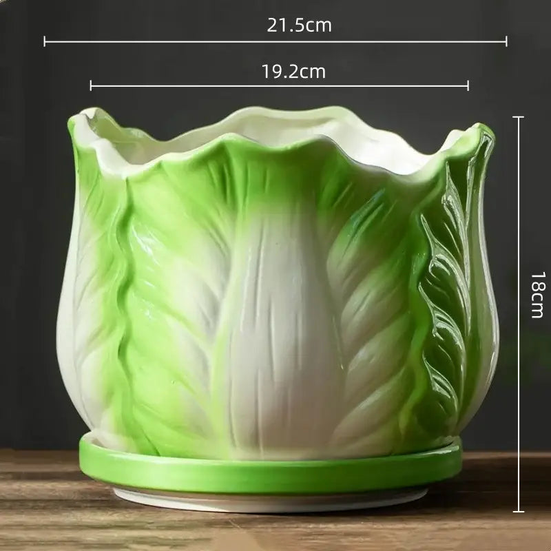 Ceramic Cabbage Flowerpot
