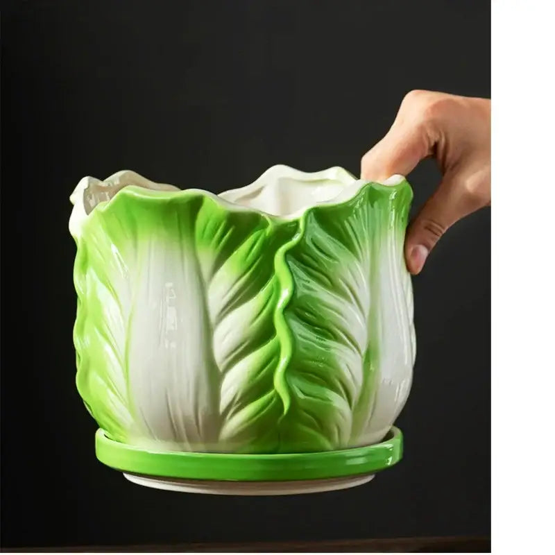 Ceramic Cabbage Flowerpot