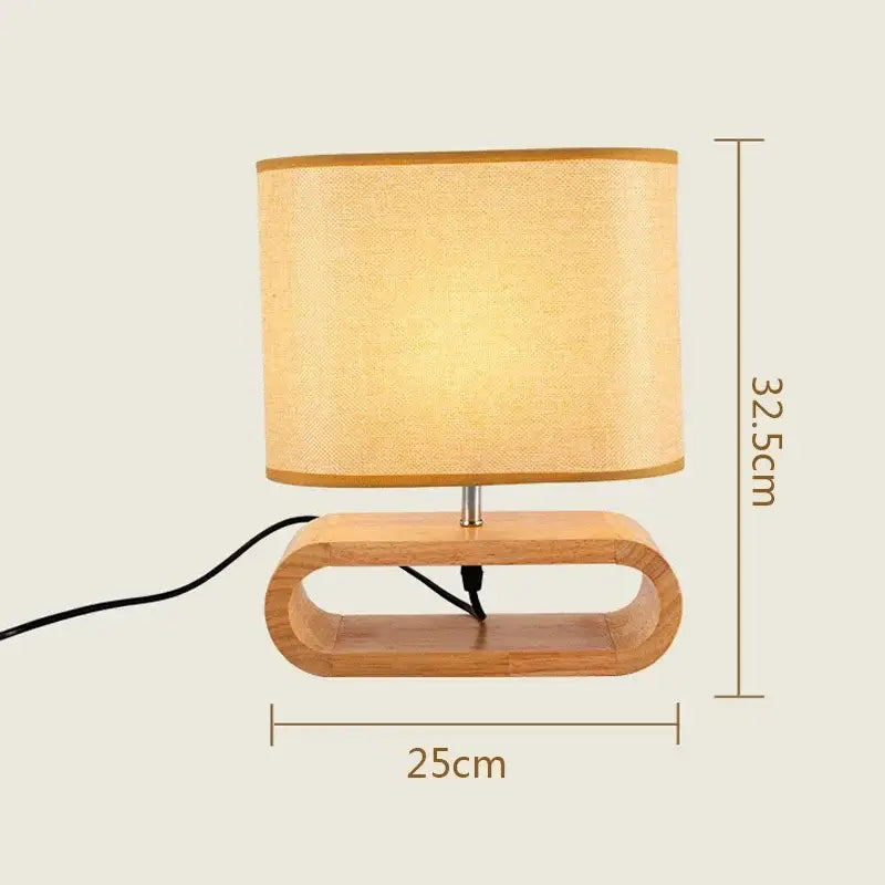 Wooden Nordic Table Lamp