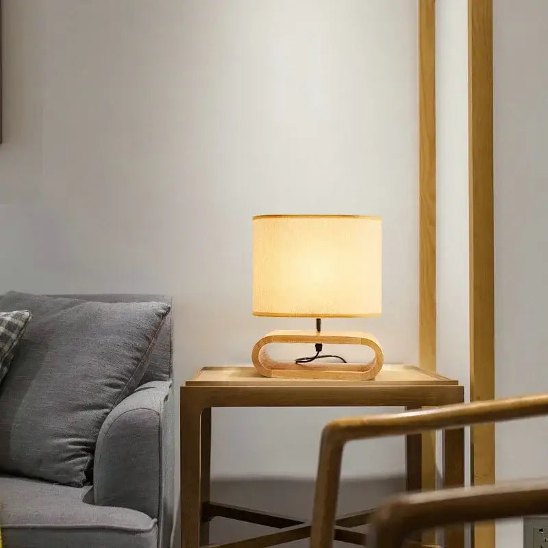 Wooden Nordic Table Lamp