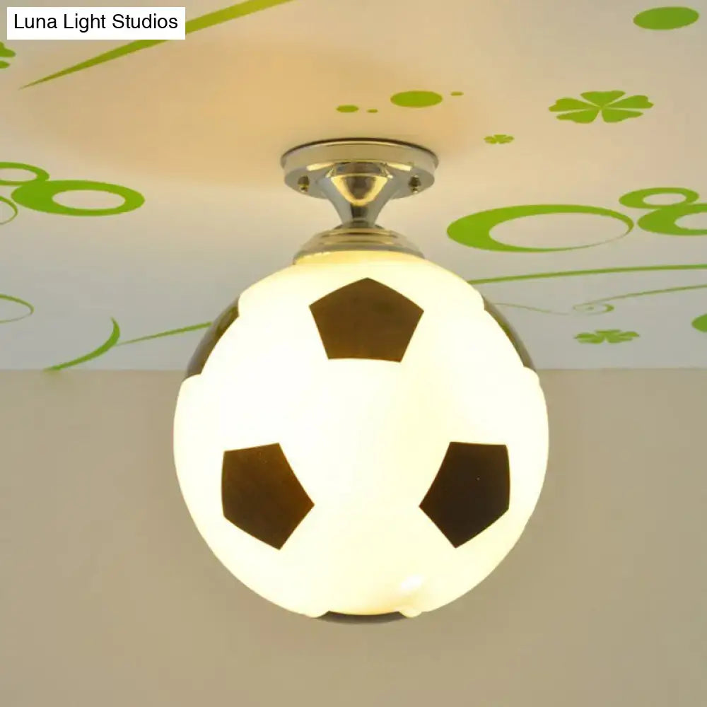 Black White Football Light