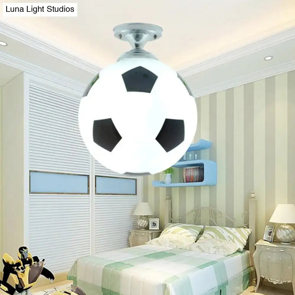 Black White Football Light