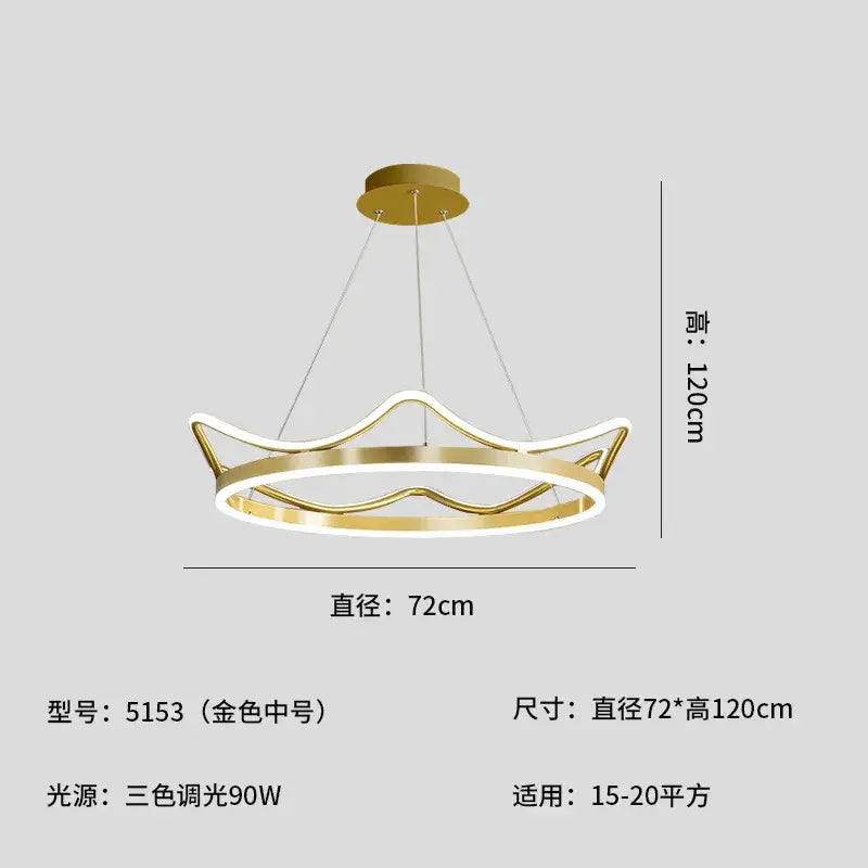 Gold Sphere Chandelier