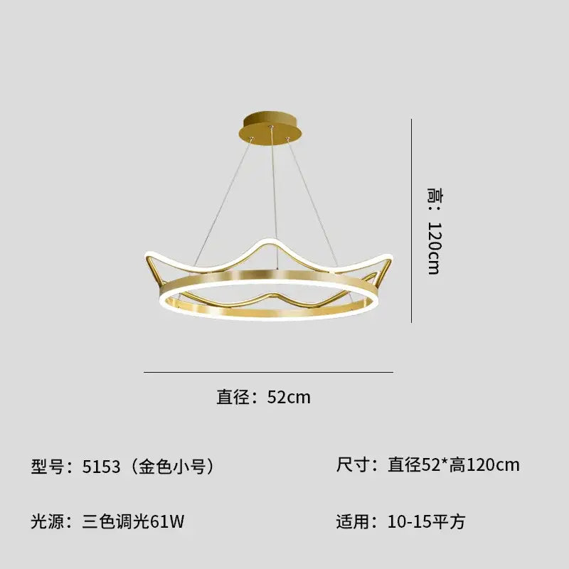 Gold Sphere Chandelier